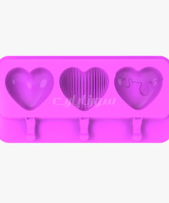 بستنی قلب 3 تایی ساده