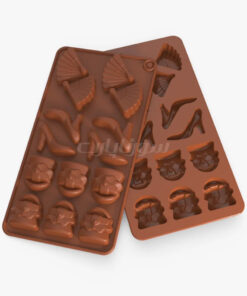 قالب شکلات بادبزن