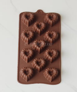 قالب شکلات قلب شیفون