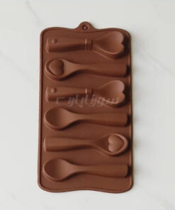 قالب شکلات قاشق قلبی