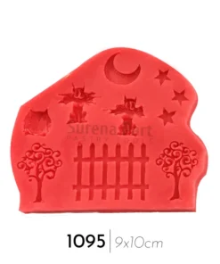 ملد نرده درخت گربه جغد ماه و ستاره.کد:M1095