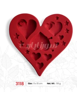 ملد قلب و ستاره متنوع.کد:M3118