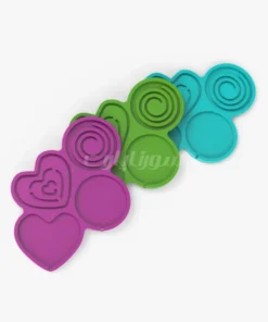 قالب آبنبات شیكر (قلب و دایره اسپیرال).کد:SB402