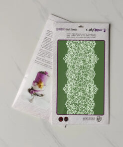 استنسیل گیپور دایره و برگ.کد:UV119