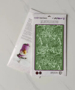 استنسیل شاخه و برگ گل 5پر .کد:UV223