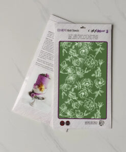 استنسیل برگ گل و رز متوسط.کد:UV126