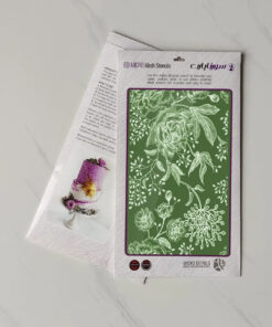 استنسیل گل و برگ و شاخه.کد:UV131